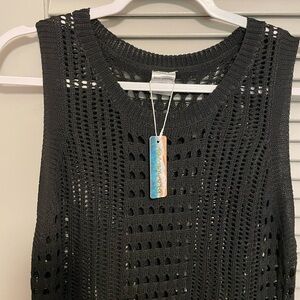 Weave swim coverup dress.